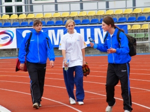 Natalka Chowaniak w towarzystwie koleanek ze Sowacji 