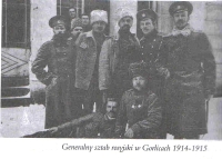 Generalski sztab rosyjski w Gorlicach 1914/1915