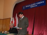 Przewodniczcy Rady Gminy Pan Mirosaw Sternik i jego zastpca Pan Kazimierz Tenerowicz.
